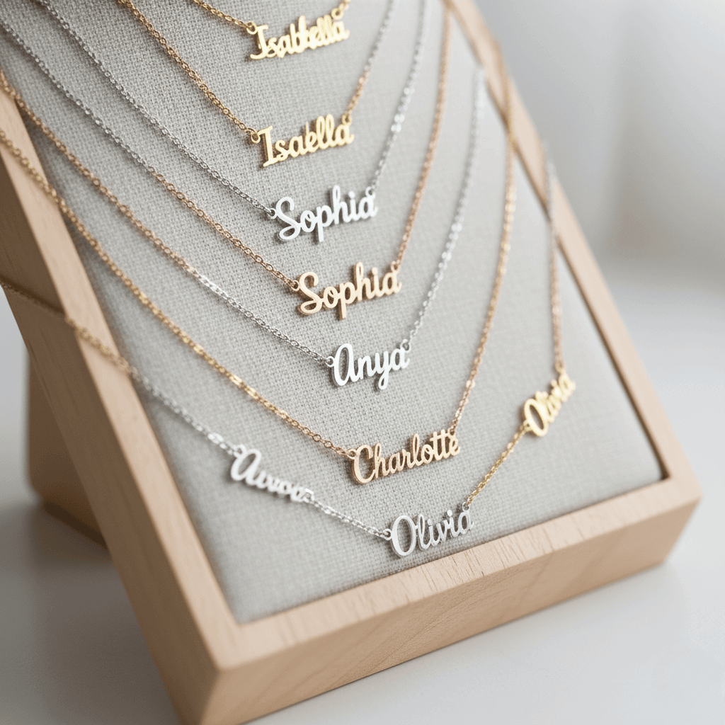 Top 12 Trendy Name Necklaces for Women That Are Taking Over This Year